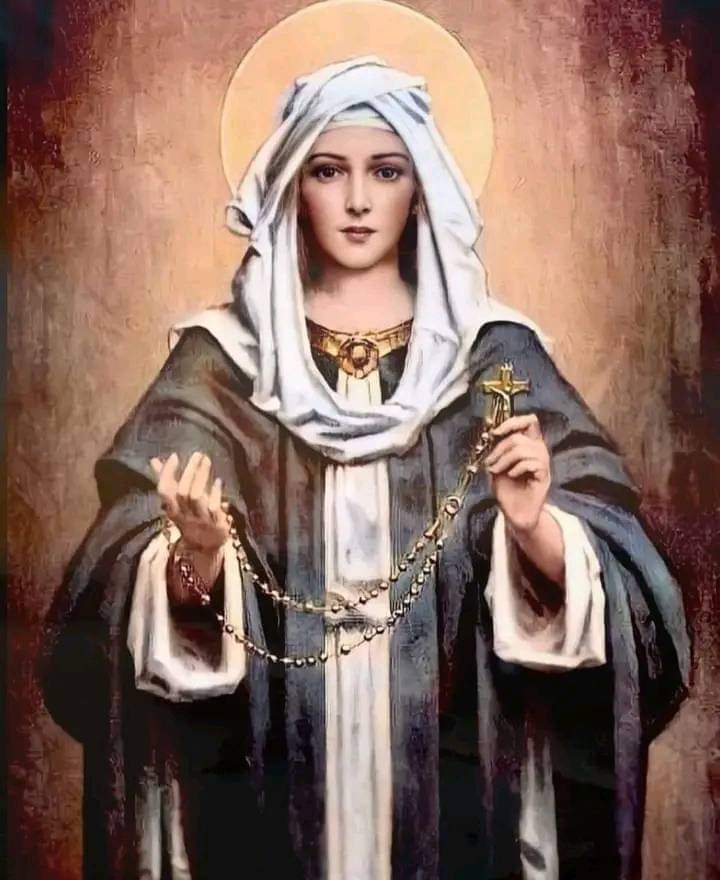 La vénération de la Vierge Marie dans le catholicisme
 afin de prier la Vierge .